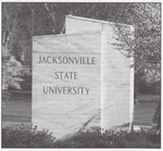 Jacksonville State University Marble Sign Along Hwy 21, circa 2003 by unknown
