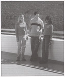 Three Students on Houston Cole Library Balcony, circa 2003 by unknown