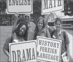 Students Hold Signs, circa 2005 by unknown