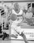 Men's Basketball Player in Action, circa 2007 by unknown
