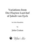Chamber Music | Variations from Der Fluyten Lust-hof of Jakob van Eyck for Solo Mandolin by John Craton