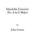 Concertos | Mandolin Concerto No. 4 in G Major by John Craton