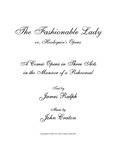Opera | The Fashionable Lady; or, Harlequin's Opera by John Craton