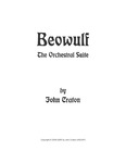 Orchestral Compositions | Beowulf: The Orchestral Suite by John Craton