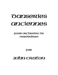 Orchestral Compositions | Danseries Anciennes: Pour Orchestre de Mandolines by John Craton