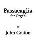 Piano & Keyboard | Passacaglia for Organ by John Craton