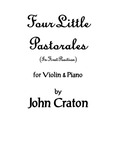 Four Little Pastorales | Piano by John Craton