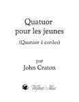 Quatuor pour les Jeunes | Score by John Craton