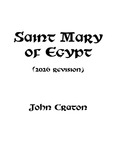 Opera | Saint Mary of Egypt (Revised Version, 2026)