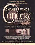 Concert Poster (Feb 2012) | Chamber Winds by David L. Walters Department of Music