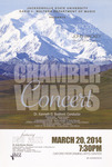 Concert Poster (Mar 2014) | Chamber Winds and JSU Jazz by David L. Walters Department of Music