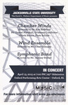 Concert Poster (Apr 2015) | Chamber Winds, Wind Ensemble, Symphonic Band by David L. Walters Department of Music
