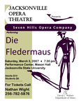 Die Fledermaus (2007) | Poster by Jacksonville State University