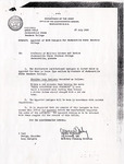 Memo from George L. Darley, Department of the Army, Washington DC, to JSU ROTC, July 1950 by George Darley
