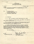 Memo from Melvin M. Vuksich regarding ROTC Vitalization Act, January 1965 by Melvin Vuksich
