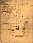 Sketched map of Jacksonville State College campus, March 196