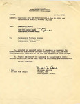 Memo from Melvin M. Vuksich regarding supplementary agreements for JSU ROTC, June 1965