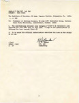 Memo from Lieutenant Colonel G.W. Dundas to Major P.N. Kitay, December 1968