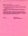 Memo from Colonel Forest O. Wells to US Army Institute of Heraldry, August 1970 by Forest O. Wells