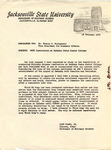 Memo from Colonel Seth Wiard to Theron Montgomery regarding ROTC instruction at Gadsden State Community College, February 1972 by Seth Wiard