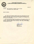 Memo from Lieutenant Colonel Robert Byrom regarding Gadsden State Community College contract, May 1972