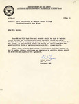 Memo from Lieutenant Colonel Robert Byrom regarding Gadsden State Community College cross enrollment, May 1972