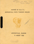History of R.O.T.C., August 1956 by JSU Reserve Officers’ Training Corps.