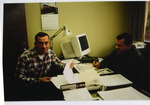 CPT Dieter Biedekarken And Guest Seated In Office, circa 1997 by unknown