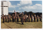 ROTC circa 1986, Group on Lawn 2 by unknown