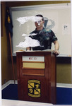 Unknown ROTC Member in MSC 301 Classroom, circa 1980s by unknown