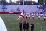 JSU ROTC Color Guard on Football Field at Band Event by unknown