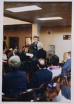 Presentations in Rowe Hall 1, circa 1986 by unknown