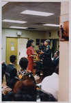 Presentations in Rowe Hall 7, circa 1986 by unknown