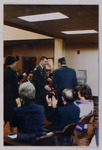 Presentations in Rowe Hall 11, circa 1986 by unknown