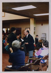 Presentations in Rowe Hall 12, circa 1986 by unknown