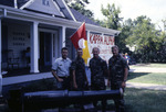 JSU ROTC Students Outside Kappa Alpha House, circa 1986 by unknown