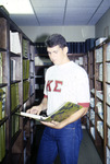 JSU ROTC Student inside Military Science Room, circa 1986 by unknown