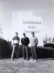JSU ROTC, Students at JSU Marble Sign and Front Lawn 4 by unknown