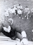 JSU ROTC, circa 1980s Student Rappels from Tower 4 by unknown