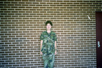 JSU ROTC Suzanne McCarty at Brick Wall 2, circa 1988 by unknown