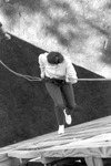 JSU ROTC, circa 1985 Student Rappels from Tower 3 by unknown