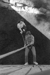 JSU ROTC, circa 1985 Student Rappels from Tower 6 by unknown