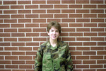 JSU ROTC, Lisa Wittig at Brick Wall 1 by unknown