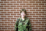 JSU ROTC, Lisa Wittig at Brick Wall 2 by unknown