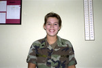 Shelley Bjork, circa 1984 JSU ROTC by unknown