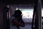 JSU Student Aims Weapon in Rifle Range 5, circa 1980s by unknown