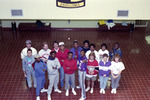 Student Group inside Rowe Hall, circa 1980s by unknown