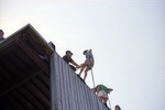 Students Enjoy Rappelling at ROTC Event, 1984 Scenes 1 by unknown