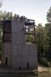 Students Enjoy Rappelling at ROTC Event, 1984 Scenes 2 by unknown