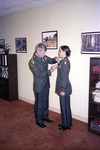 Captain Charlotte Roman, circa 1985 Ceremony and Send Off 1 by unknown
